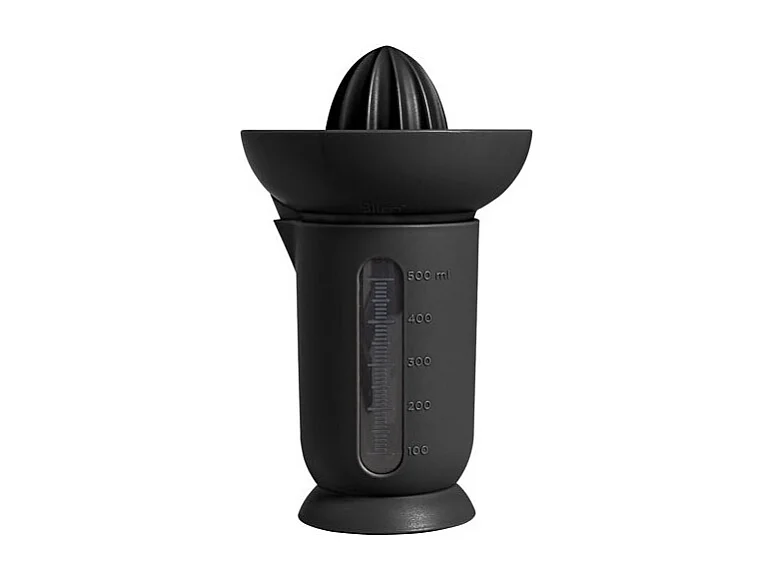 Presse-agrumes noir UFO avec récipient Blim Plus - Collection CREATE