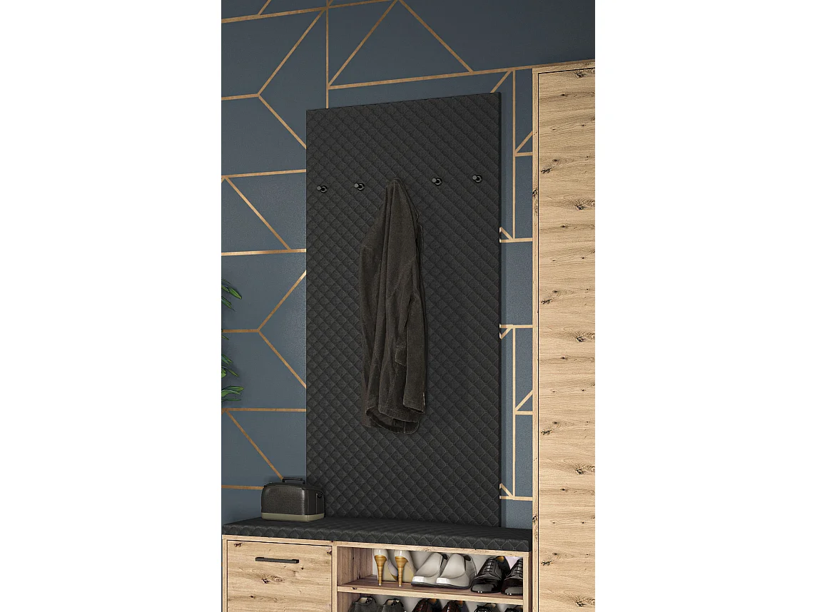 PANEEL Nevio schwarz 70 / 3 / 145cm