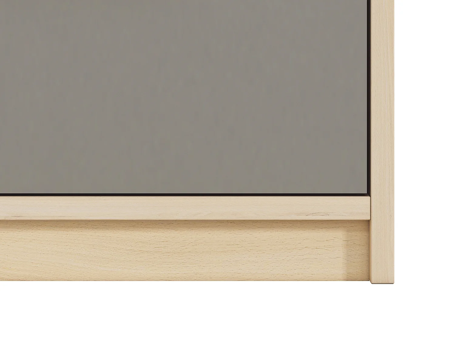 KOMMODE Drop Fjord Buche / weiß / grau