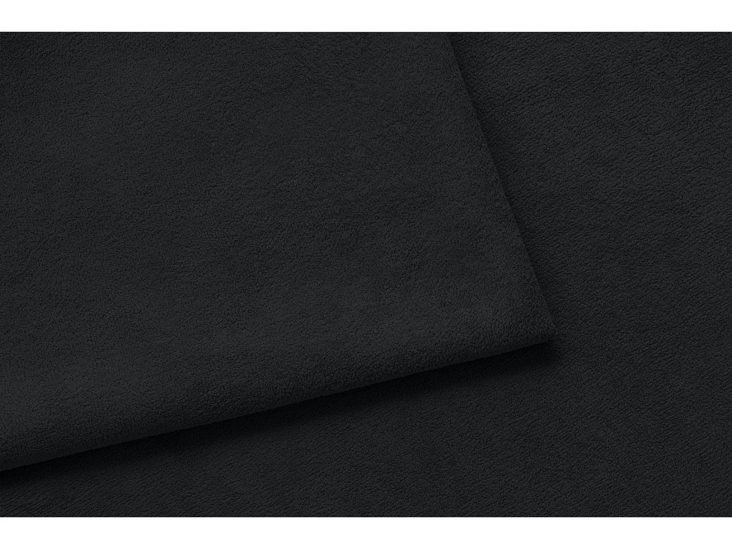 Emporius Amare łóżko dwuosobowe z pojemnikiem - łózko tapicerowane 160x200 w nowoczesnym stylu - tkanina velvet, czarny (Komodo 23)