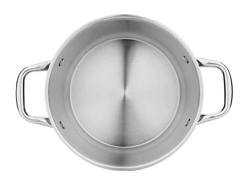 Marmite Arthur Martin 24 cm aus Edelstahl mit gehärtetem Glasdeckel – Für alle Herdarten, auch Induktion