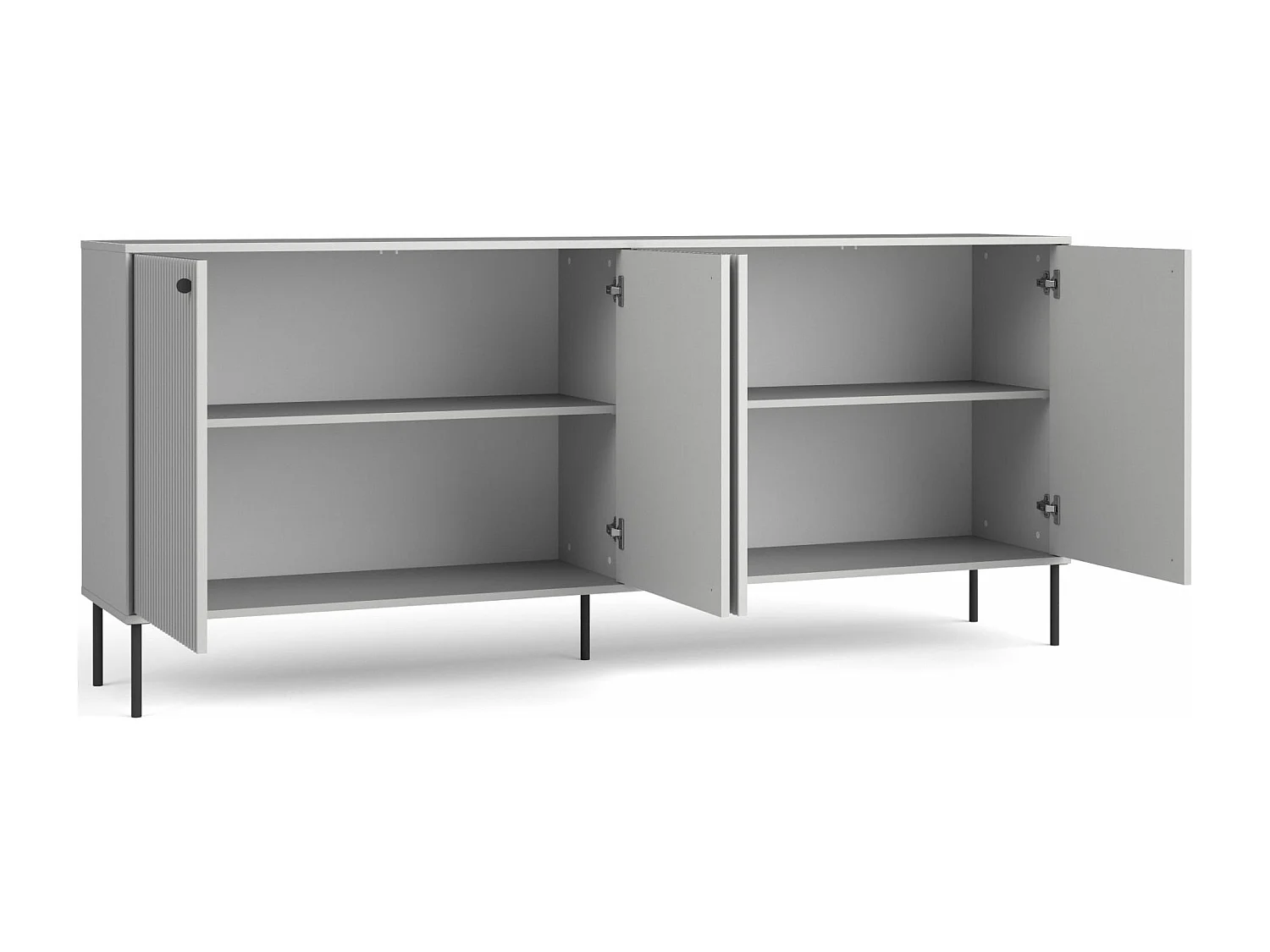 KOMMODE Iris grau 207 / 40,5 / 89,2cm