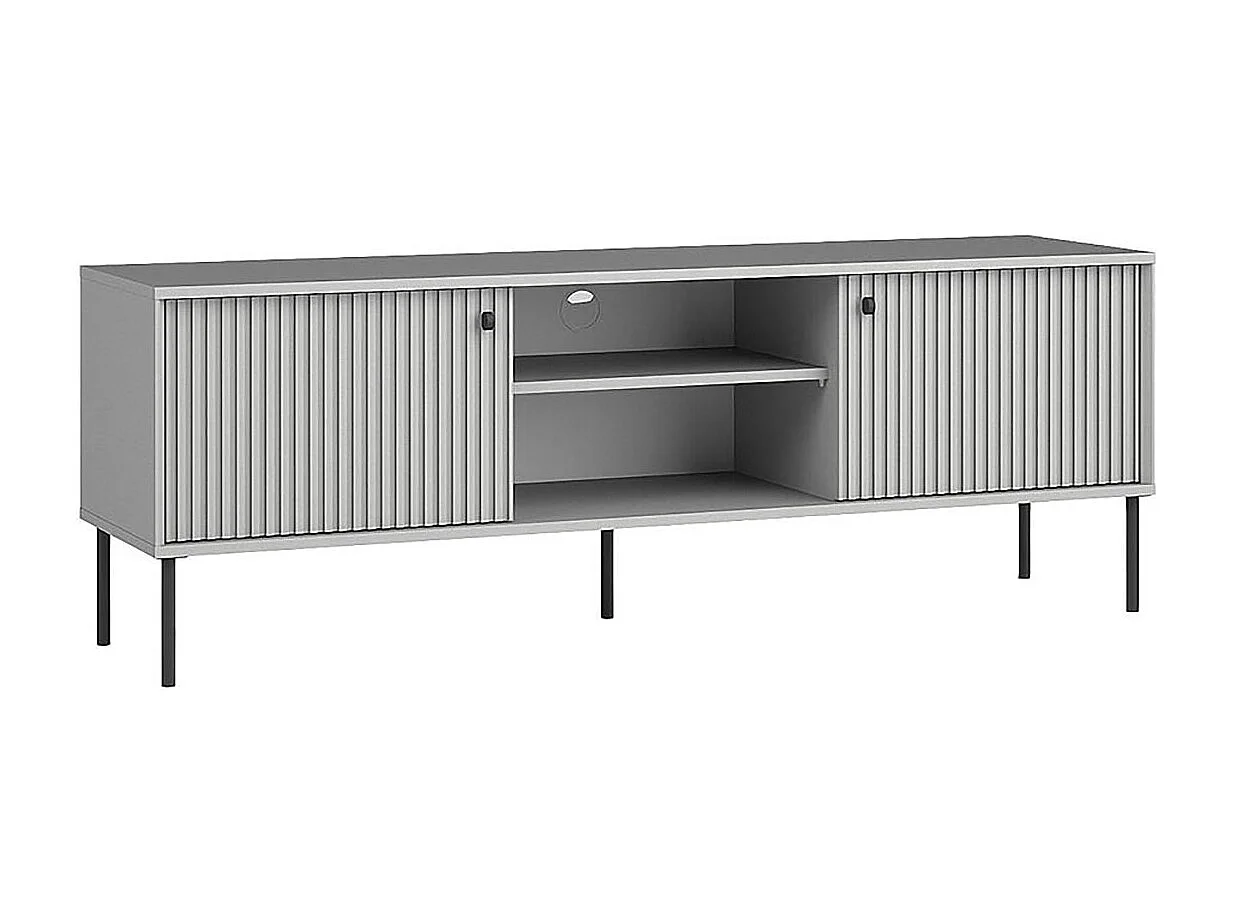 LOWBOARD Iris grau matt 156,2 / 40,5 / 54,8cm