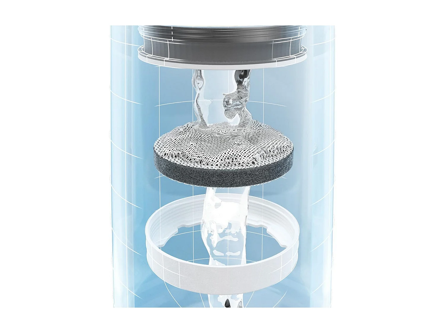 Bouteille filtrante Brita Gris Foncé avec 1 filtre MicroDisc inclus