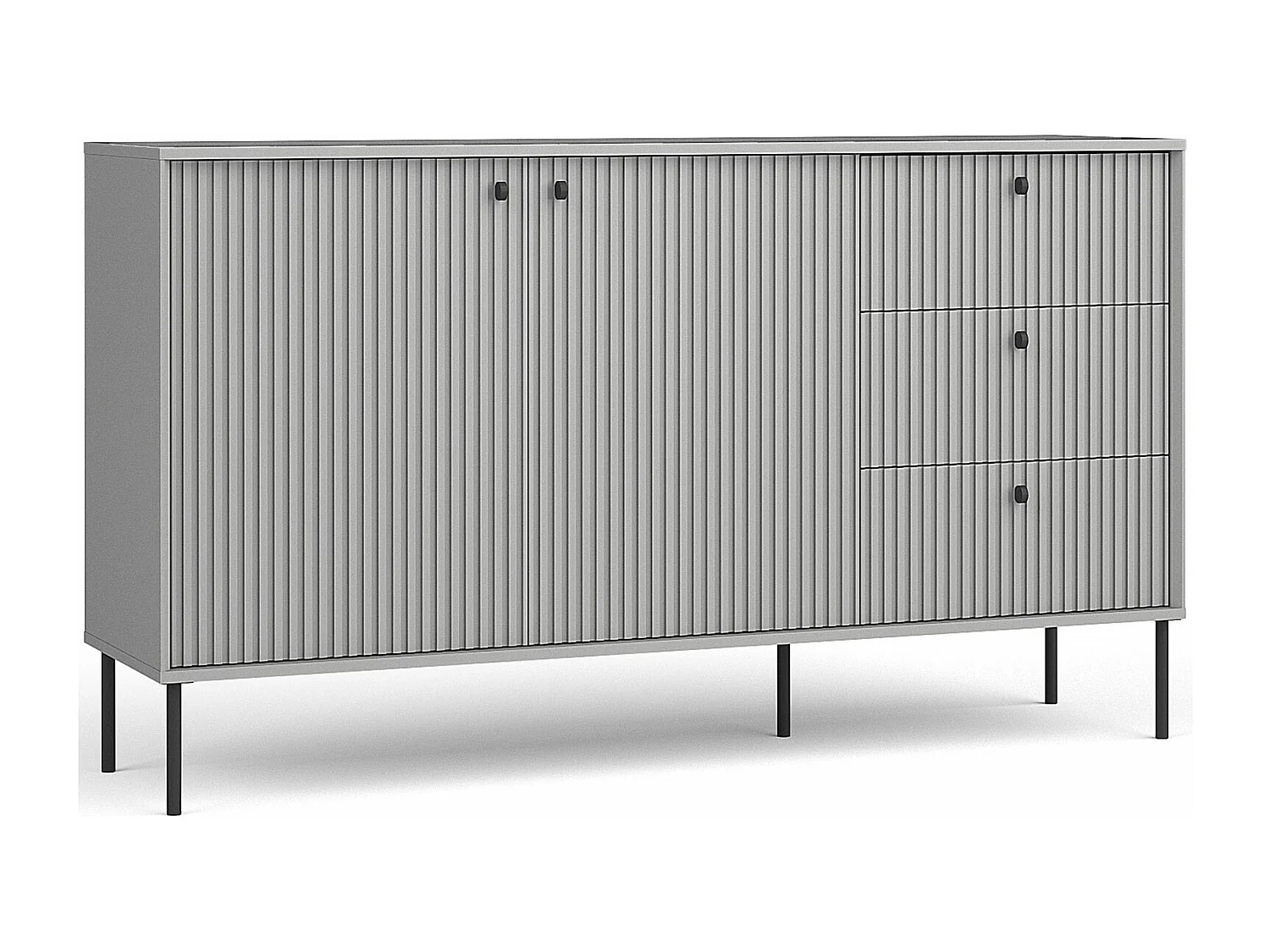 KOMMODE Iris grau 156,2 / 40,5 / 89,2 cm