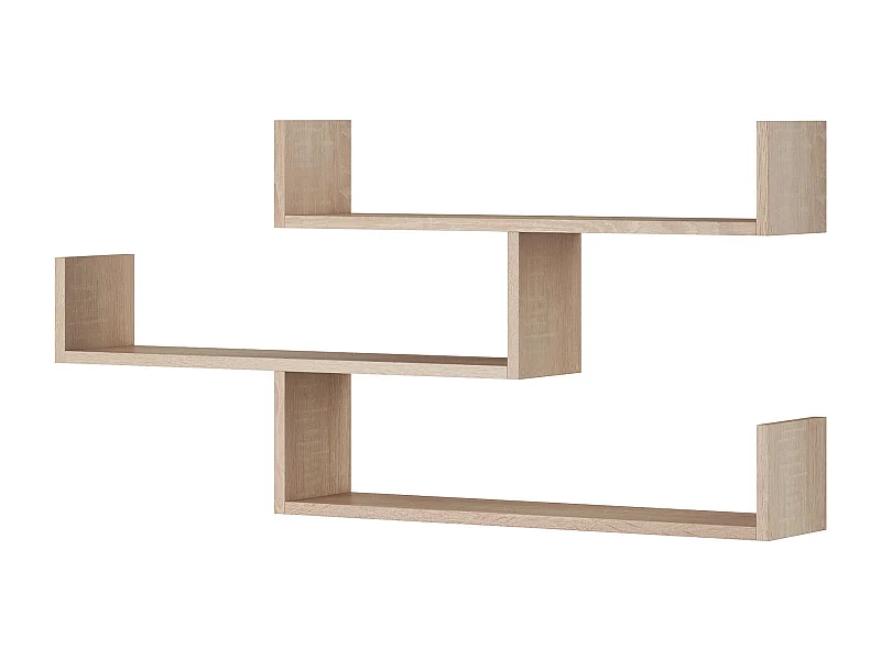 WANDREGAL Trio Eiche Sonoma 119 / 18 / 55cm