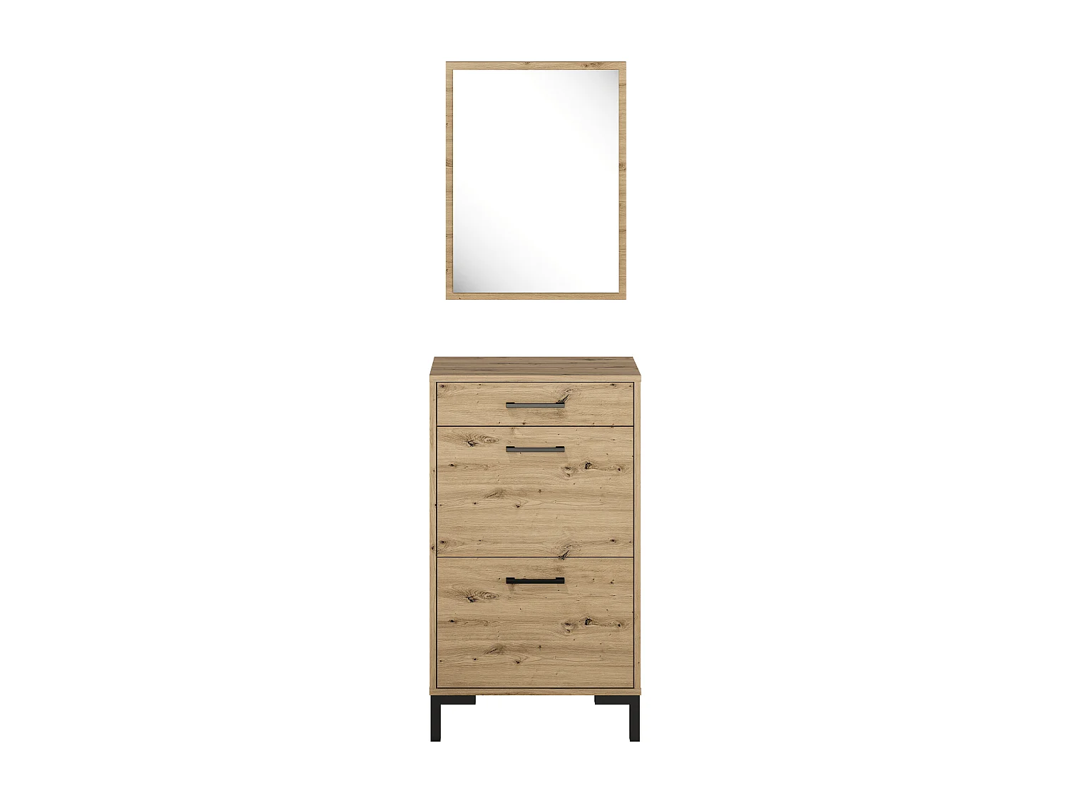 GARDEROBE Nevio Artisan Eiche 2-teilig