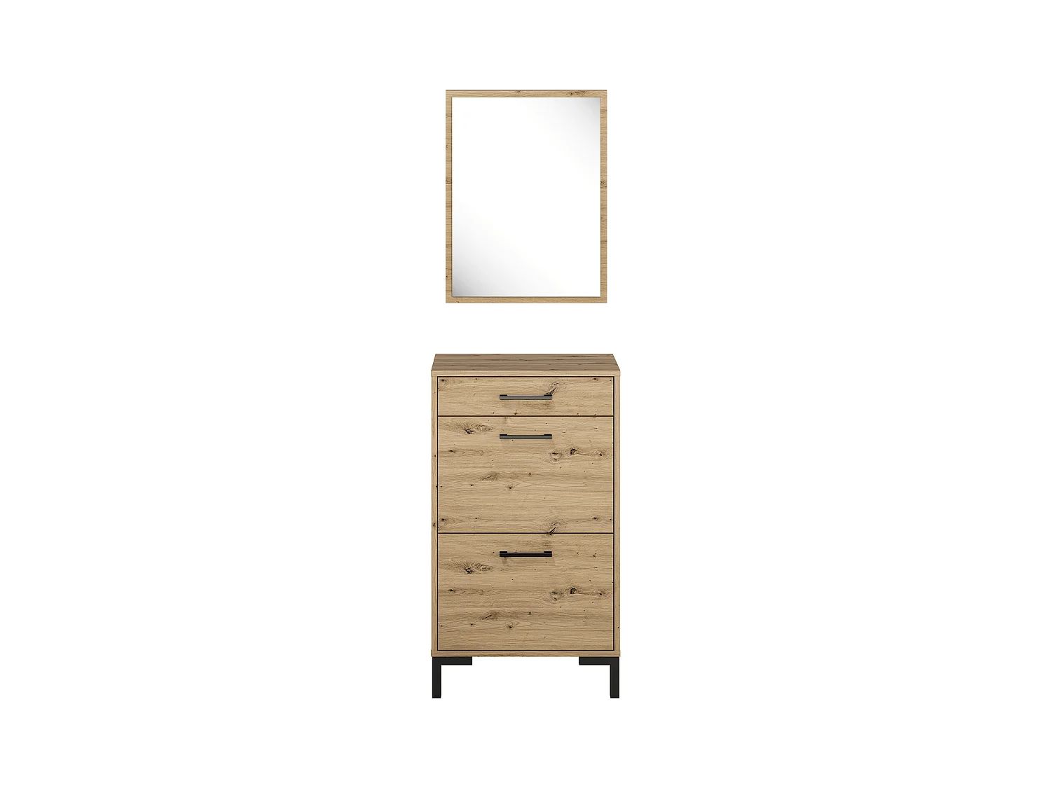 GARDEROBE Nevio Artisan Eiche 2-teilig