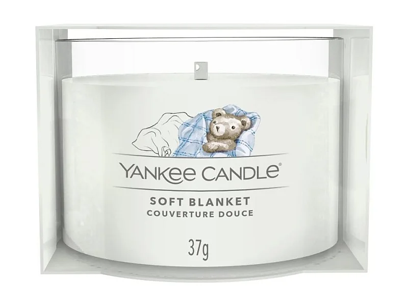 Bougie votive verre couverture douce