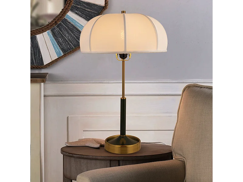 Arturesthome lampe de table pour chambre à coucher d36 cm x h60 cm,vert