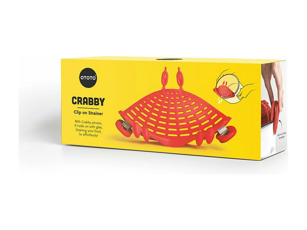 Passoire à clipser Crabby Rouge  PA Design