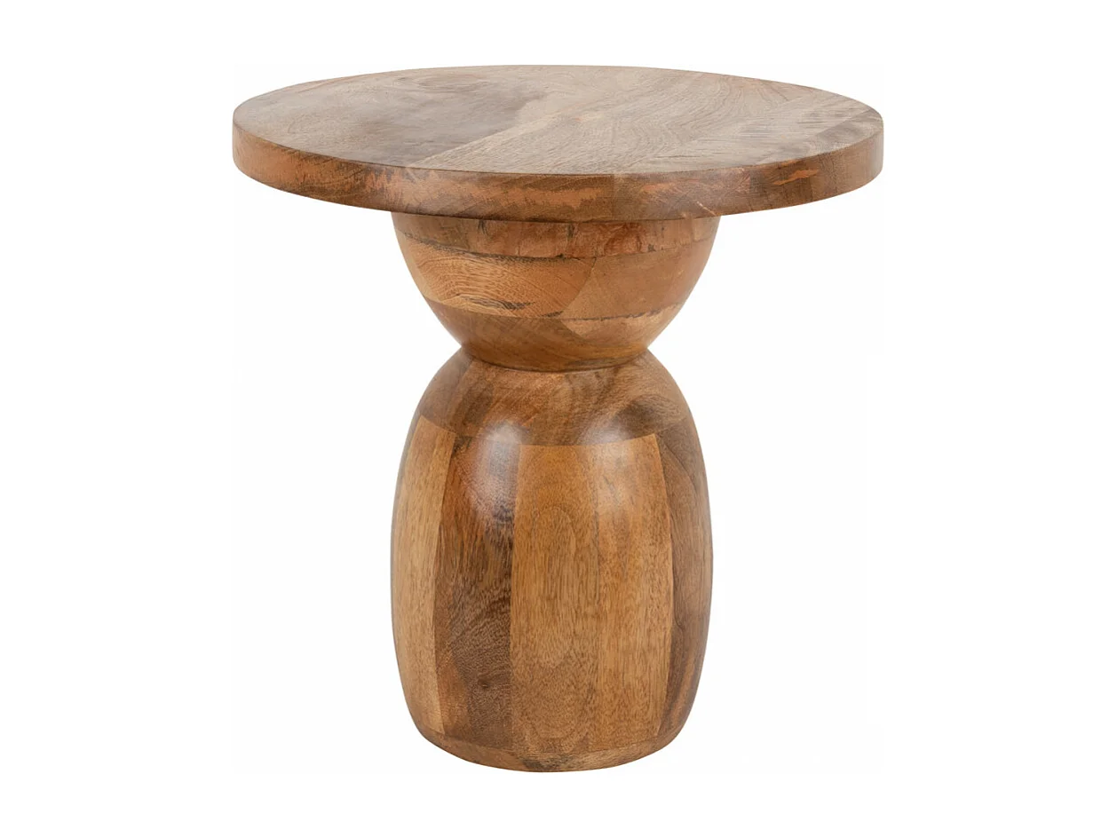 Table d'appoint en bois de manguier H39cm Naturel  Present Time