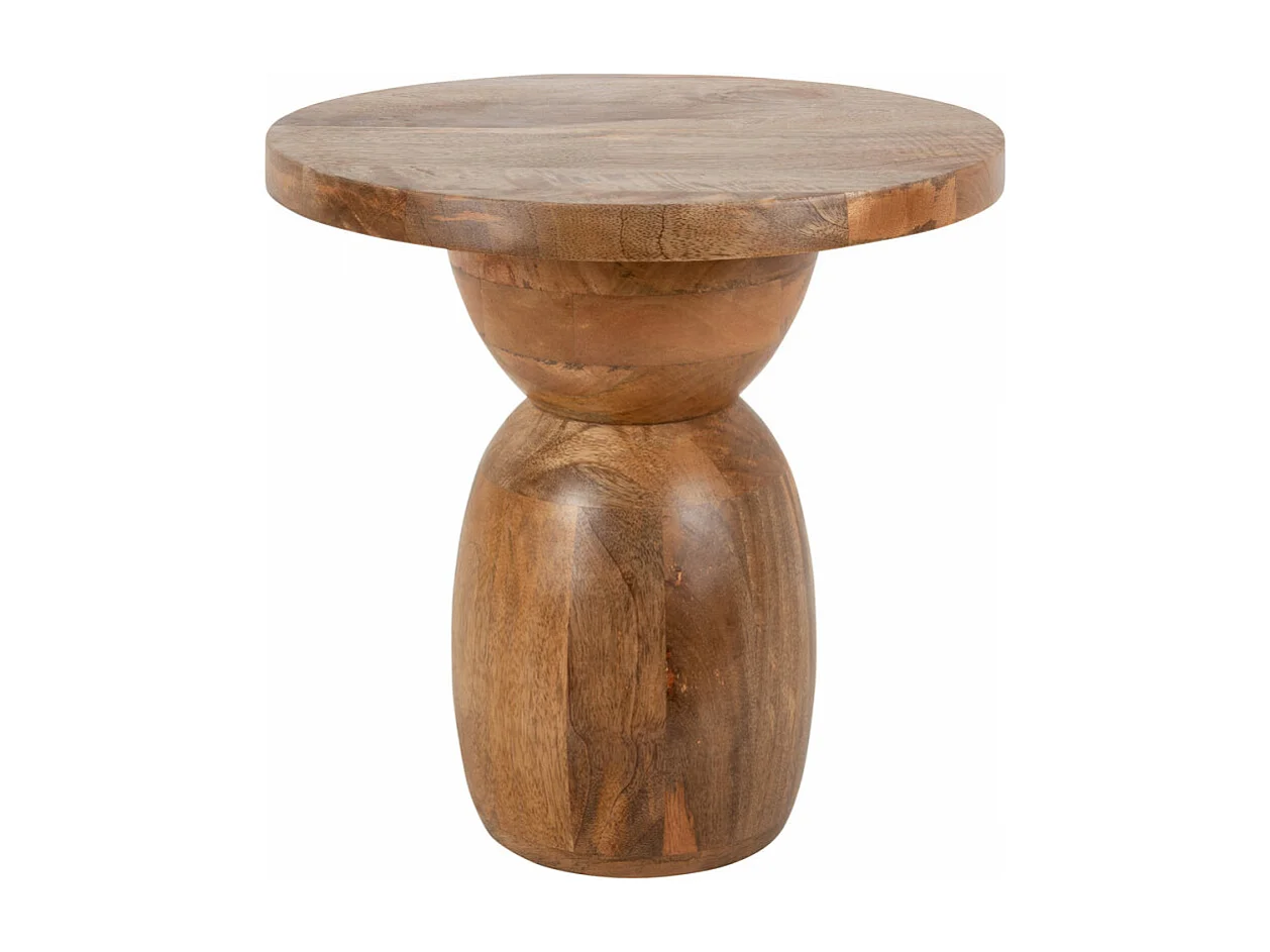 Table d'appoint en bois de manguier H39cm Naturel  Present Time