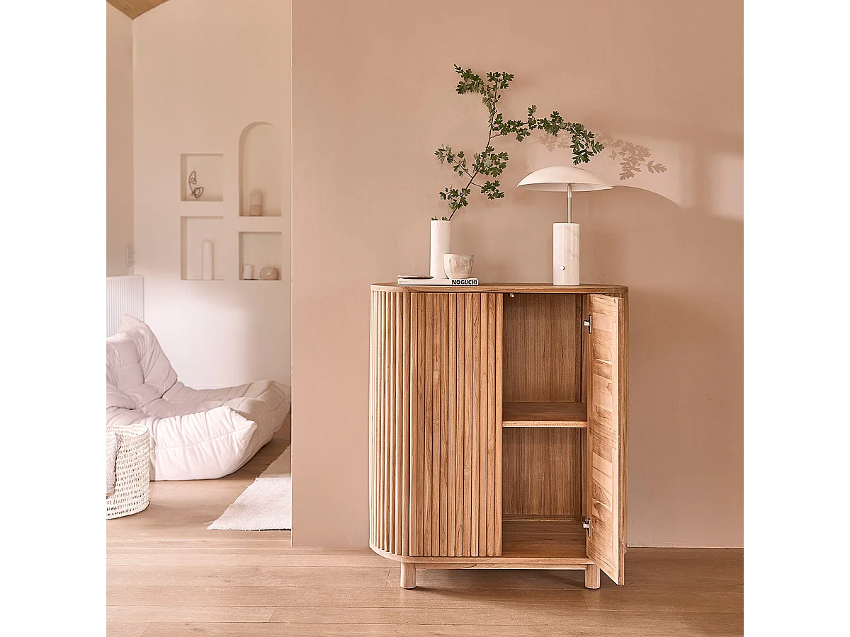Buffet en bois de teck massif 90 cm