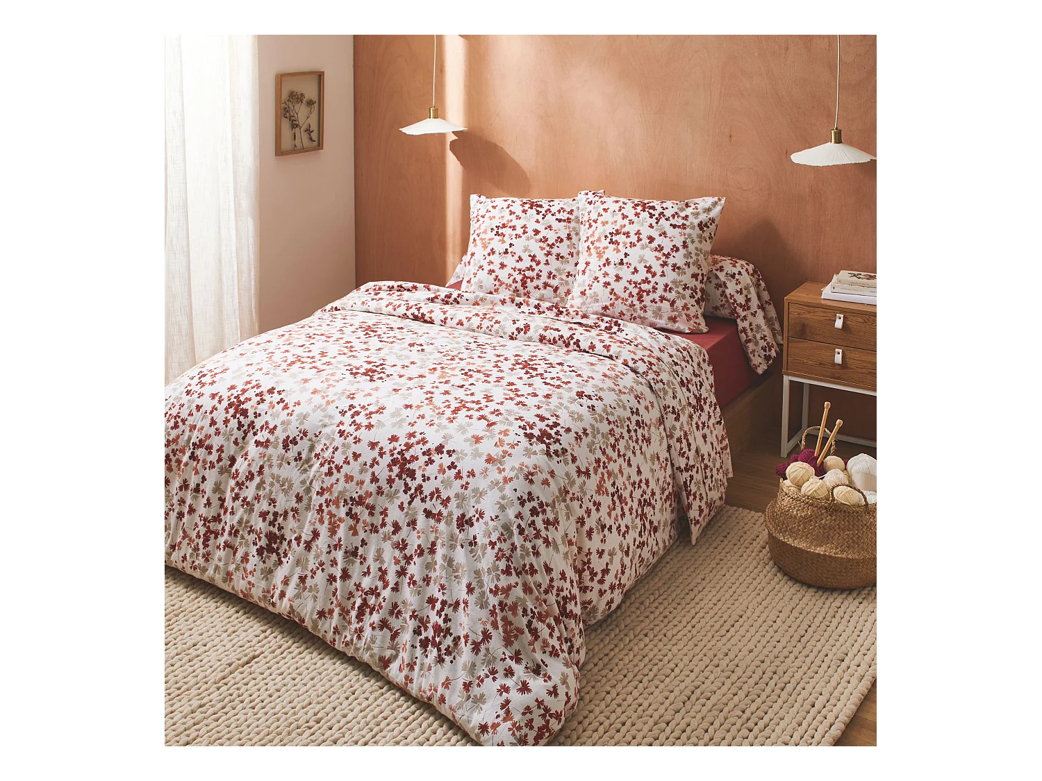 Parure de lit Emilie Tradilinge 140x200