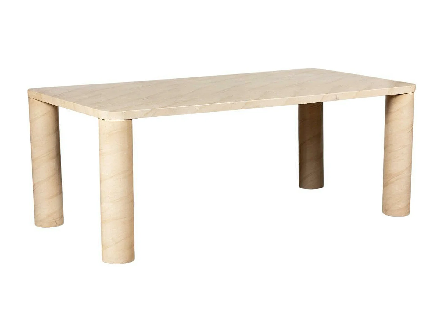 Table à manger en pierre forme organique 150 cm IDAHO