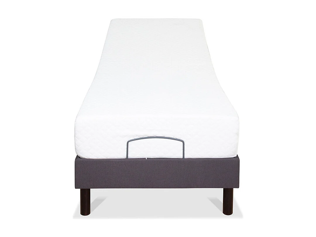 BELLECOUR LITERIE | Ensemble ATHENA 70x200 cm | Sommier électrique + Matelas Mémoire de forme