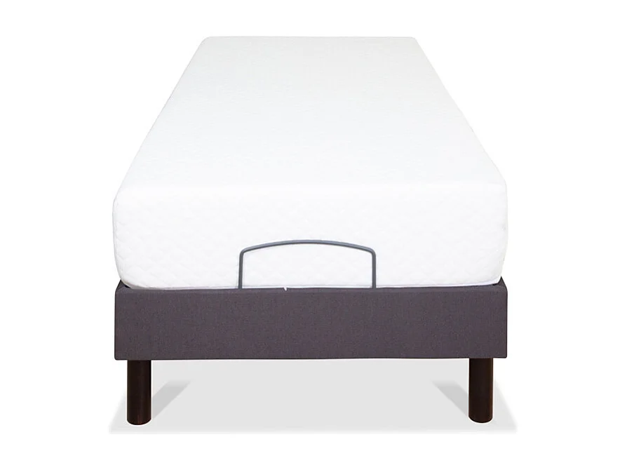 BELLECOUR LITERIE | Ensemble ATHENA 70x200 cm | Sommier électrique + Matelas Mémoire de forme