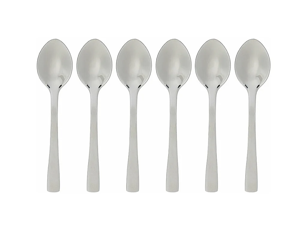 Lot de 6 Cuillères à Café "Nevis" 9cm Argent