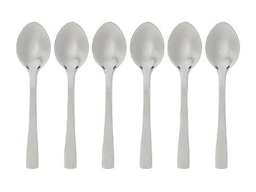 Lot de 6 Cuillères à Café "Nevis" 9cm Argent