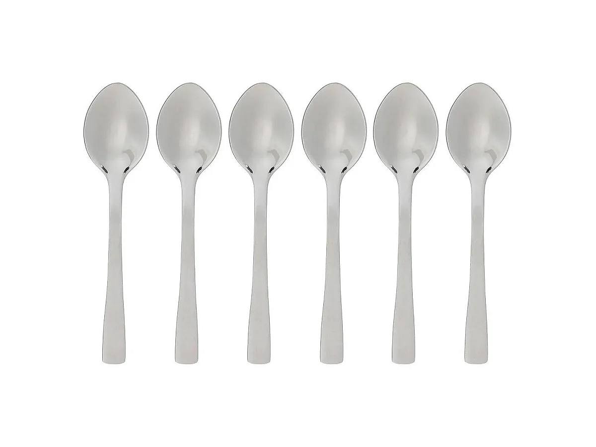 Lot de 6 Cuillères à Café "Nevis" 9cm Argent