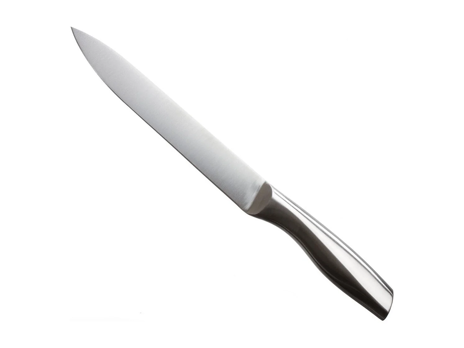 Couteau à Trancher Inox Forgé 34cm Gris