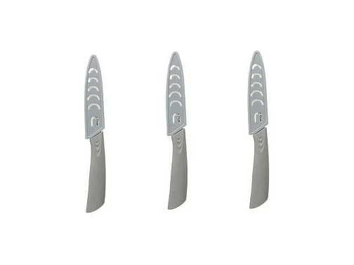 Couteau en Céramique "Zirco" 20cm Gris & Blanc