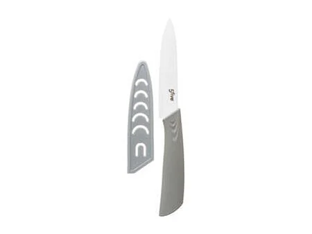 Couteau en Céramique "Zirco" 20cm Gris & Blanc