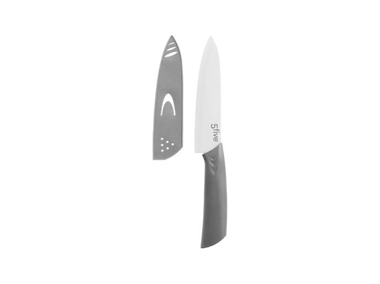 Couteau en Céramique "Zirco" 27cm Gris