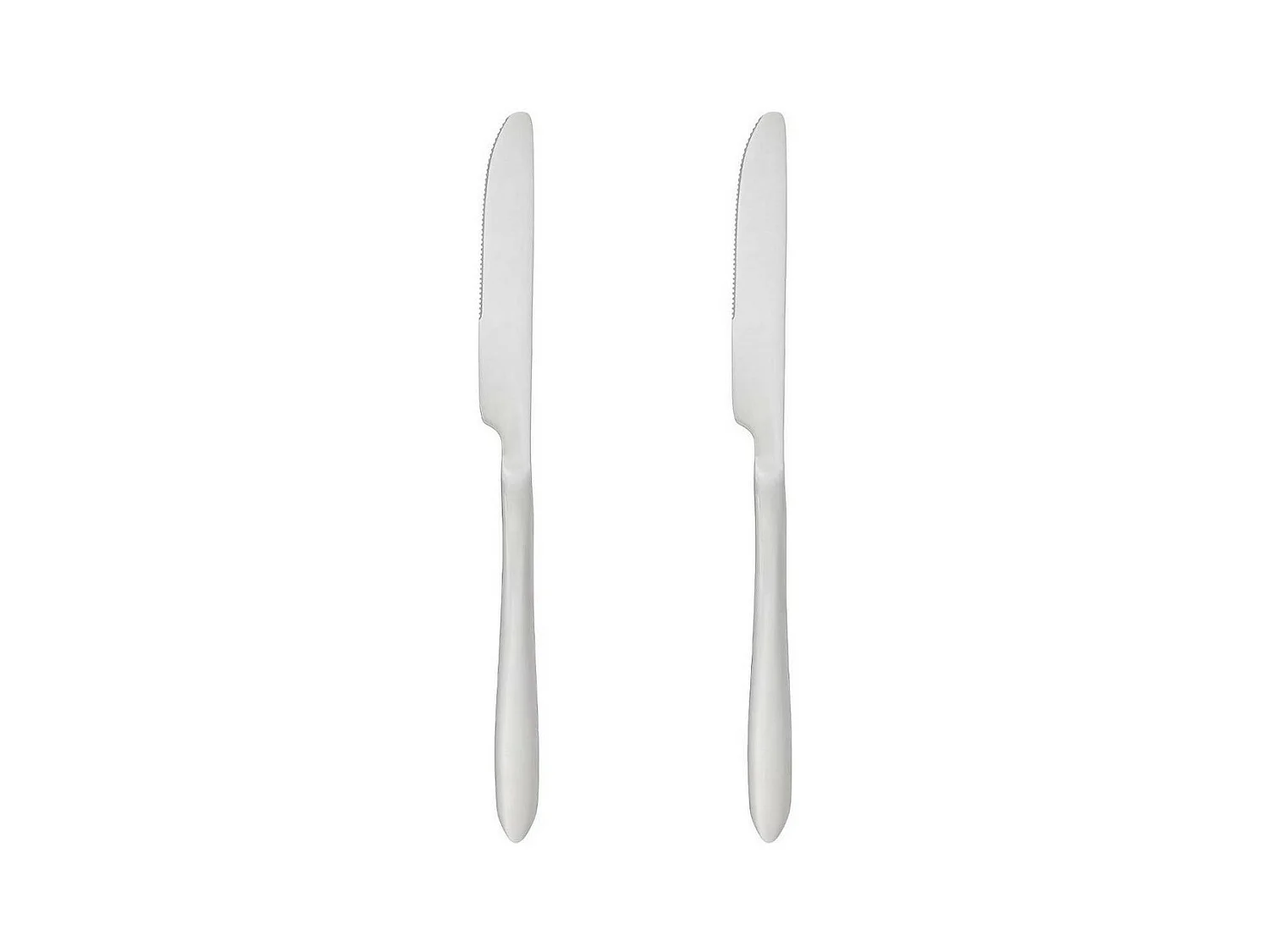 Lot de 2 Couteaux Inox "Nevis" 23cm Argent