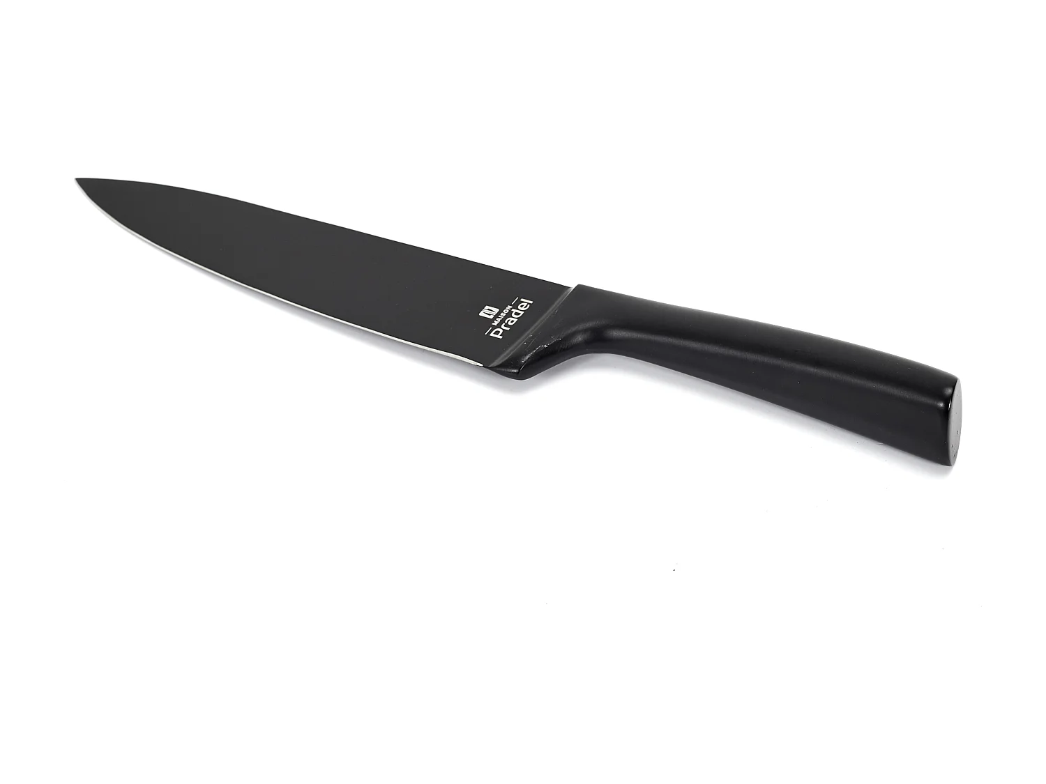 Couteau Acier Inoxydable Noir Lame 20cm Noir