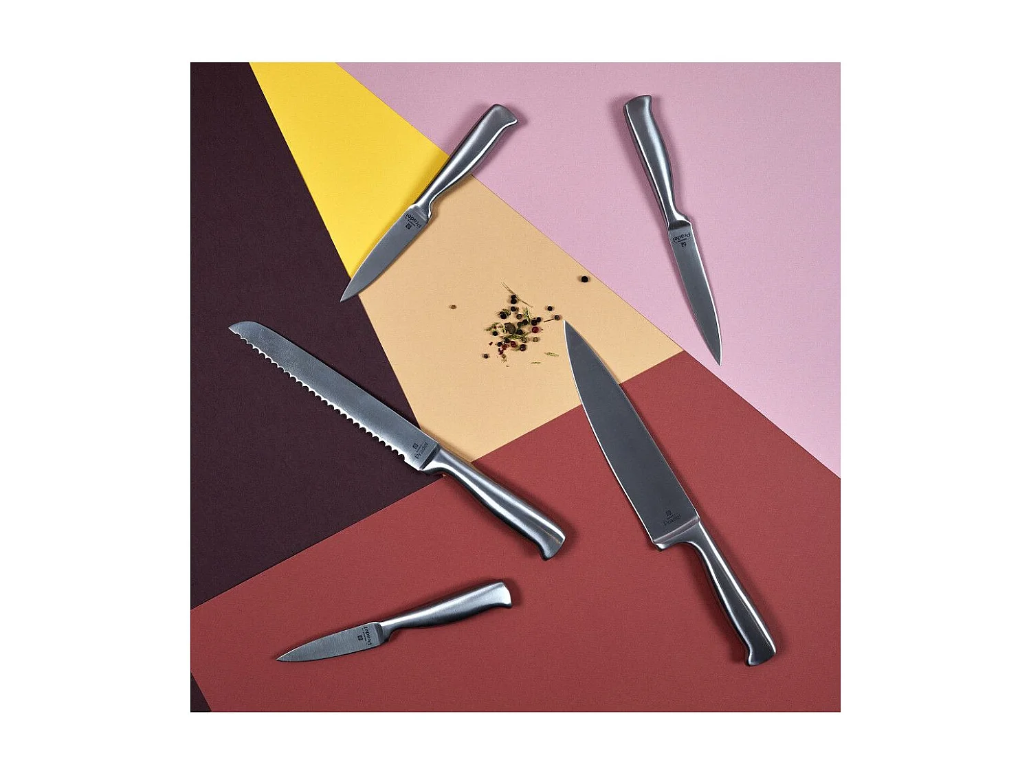 Couteau en Acier "Inoxydable" 20cm Argent