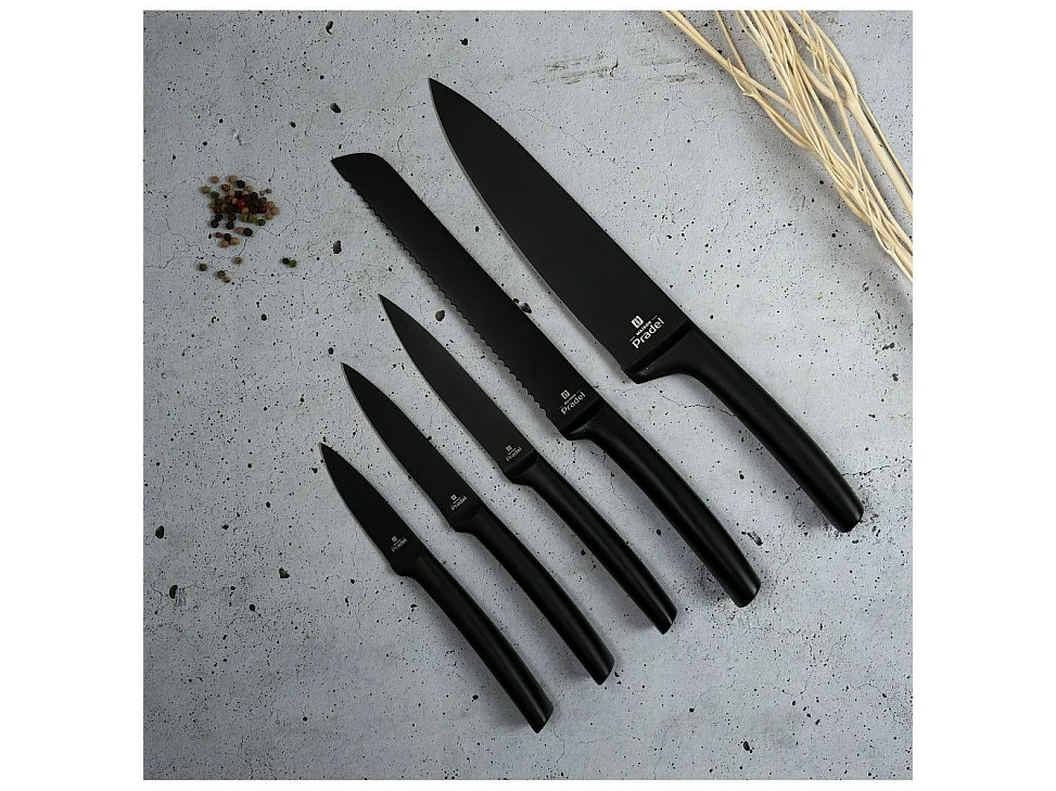 Couteau en Acier Inoxydable "Allure" 7cm Noir