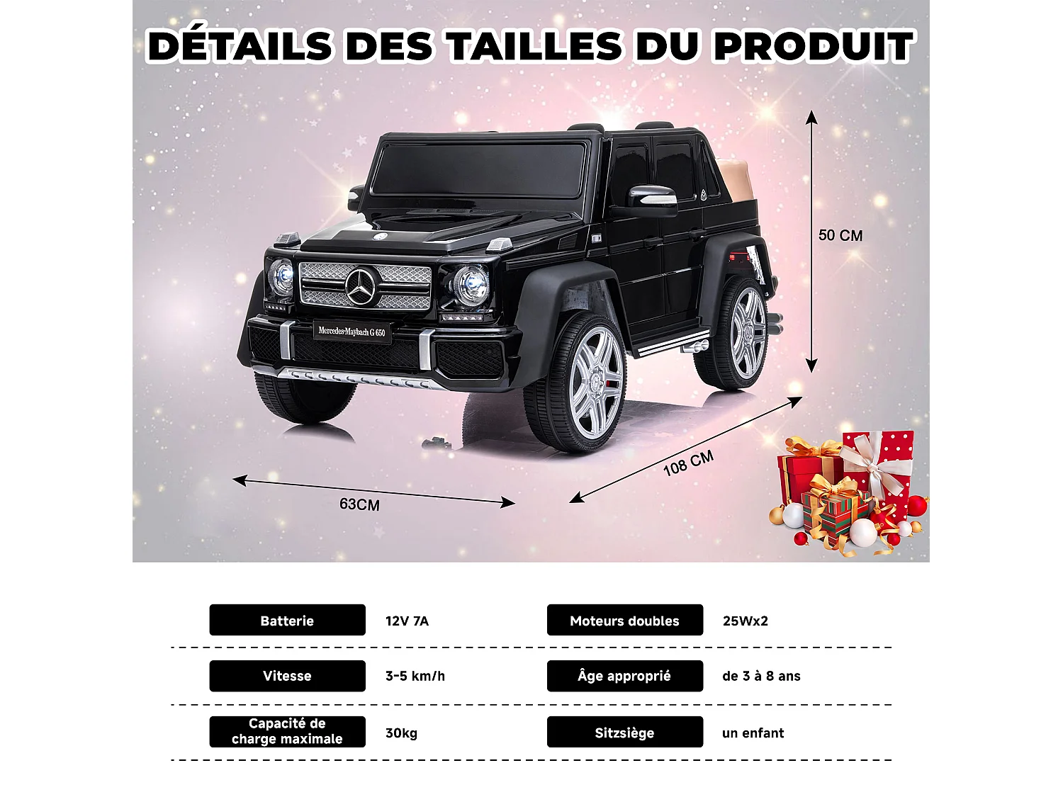 Voiture tampon électrique 12V à 2 vitesses, certifiée ASTM, avec télécommande, musique Bluetooth, lumière LED, rotation à 360°, pour  1,5 à 5 ans, Orange