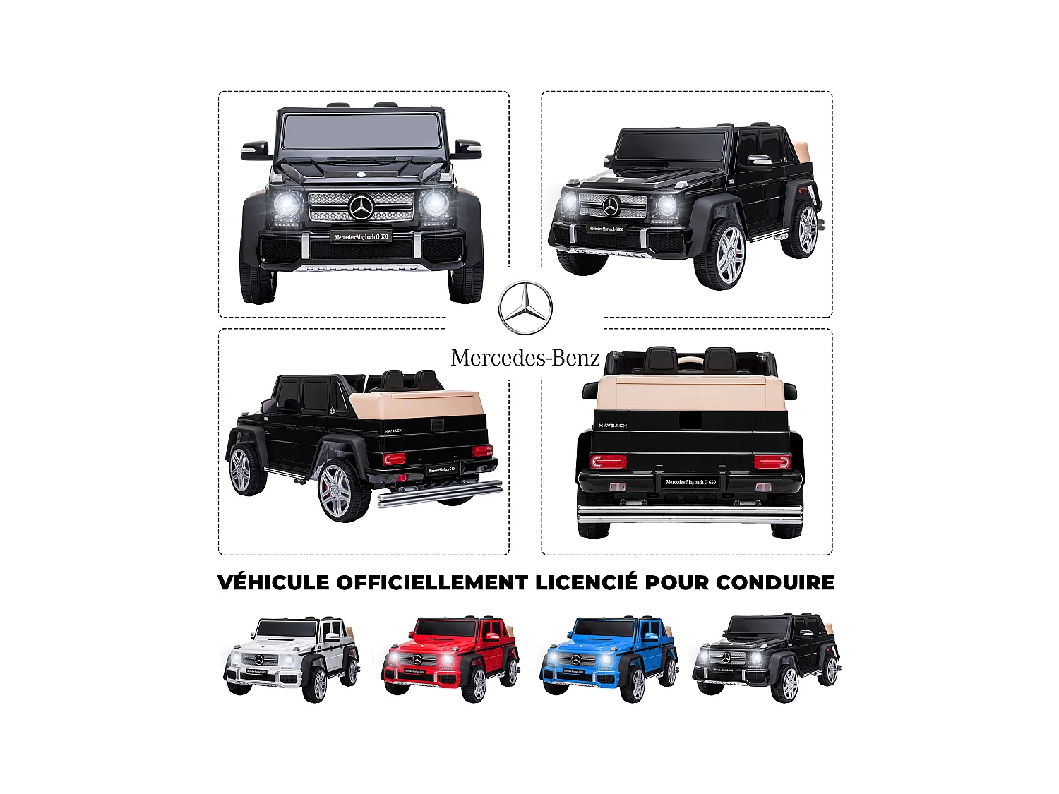 12V elektrische bufferauto, 2 snelheden, ASTM-gecertificeerd, met afstandsbediening, Bluetooth-muziek, LED-licht, 360° rotatie, oranje