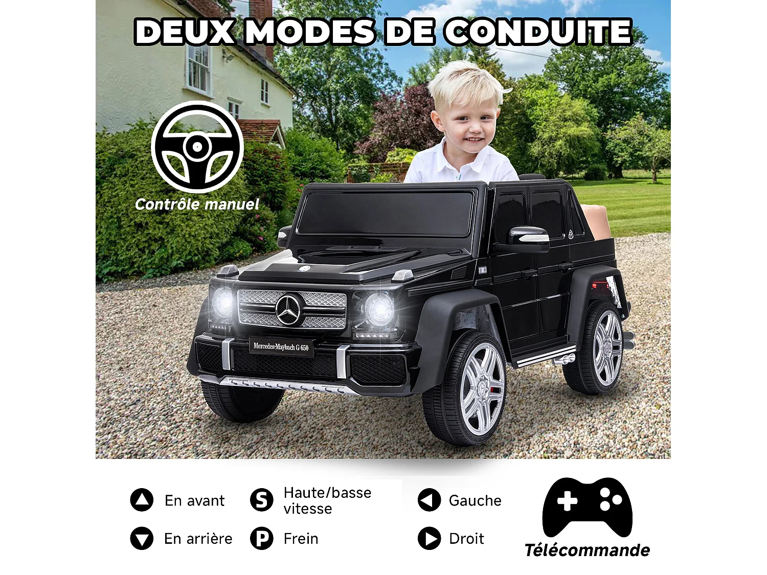 12V elektrische bufferauto, 2 snelheden, ASTM-gecertificeerd, met afstandsbediening, Bluetooth-muziek, LED-licht, 360° rotatie, oranje