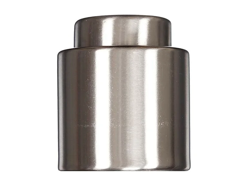 Bouchon à Vin en Acier "Bouteille" 4cm Argent