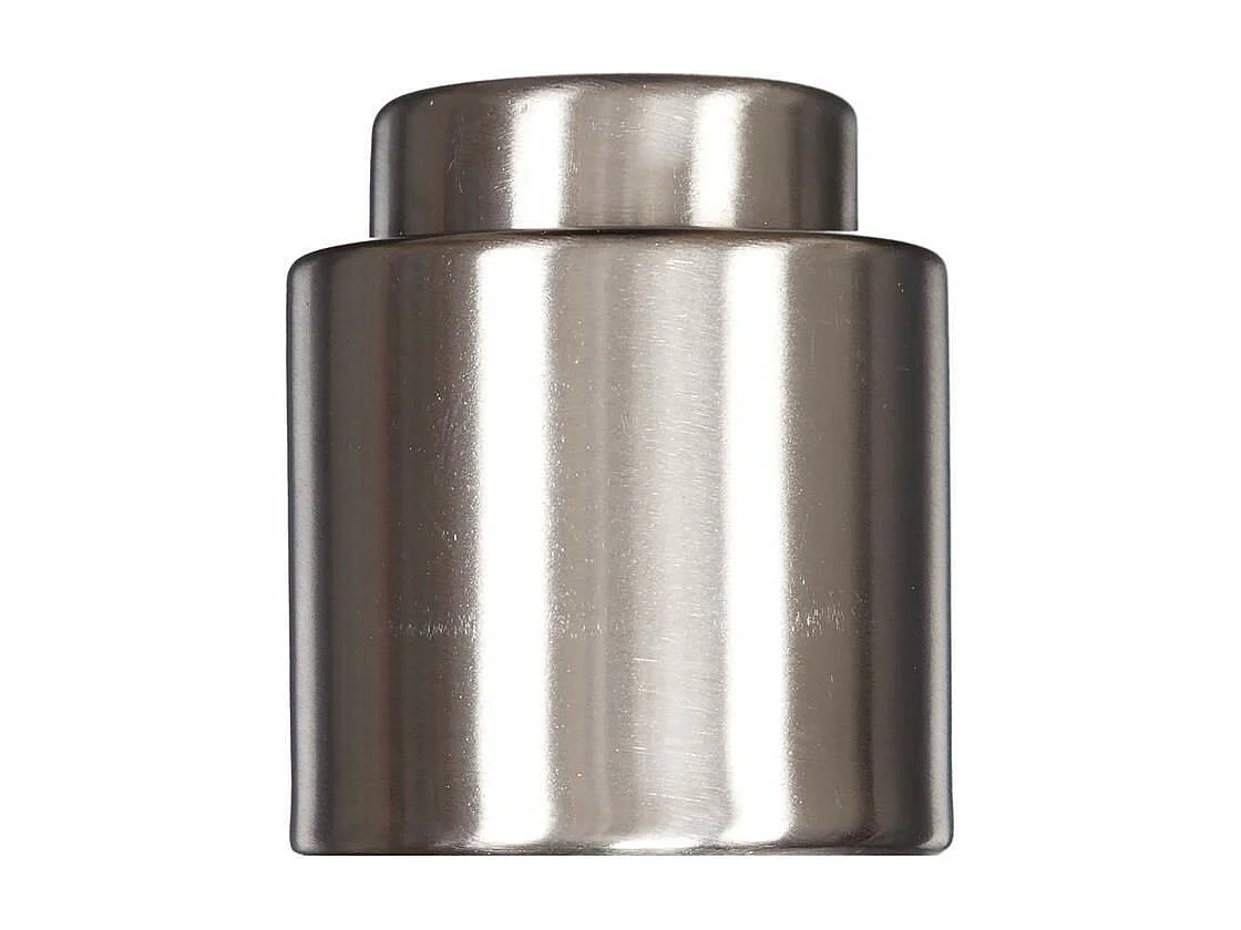 Bouchon à Vin en Acier "Bouteille" 4cm Argent