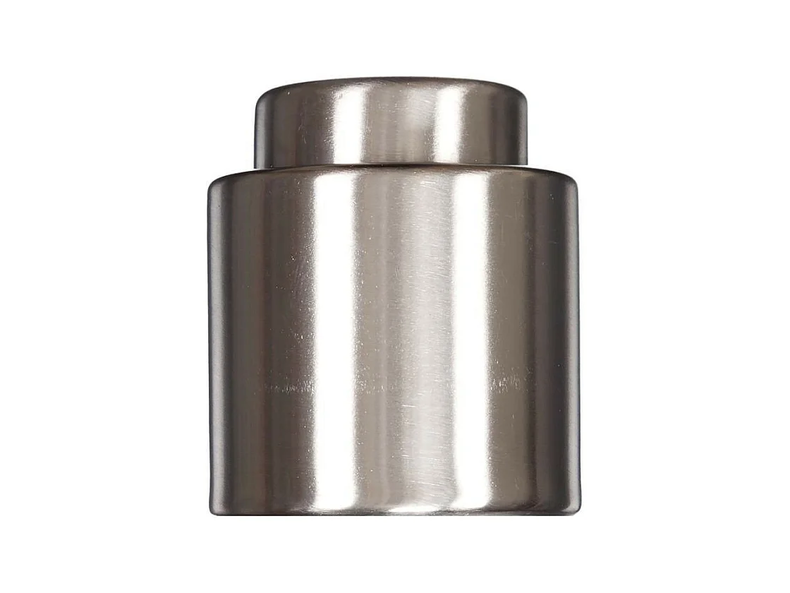 Bouchon à Vin en Acier "Bouteille" 4cm Argent