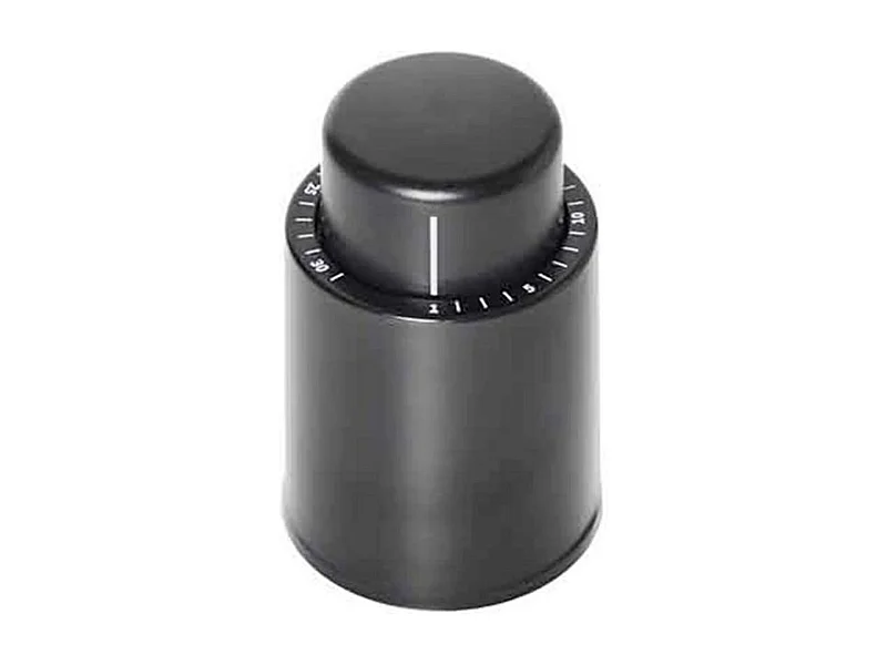 Bouchon Vide d'Air pour Vin "Dateur" 8cm Noir