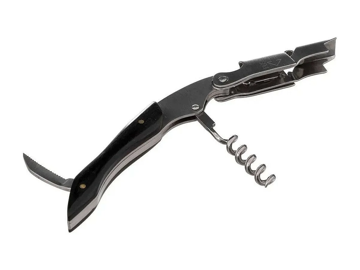 Tire-Bouchon en Inox "Limonadier" 12cm Noir