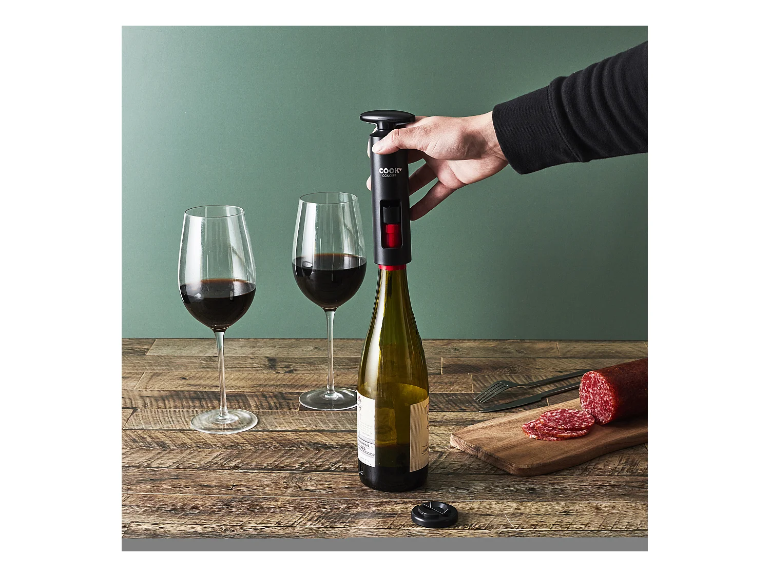 Tire Bouchon "Ouverture Facile" 18cm Noir