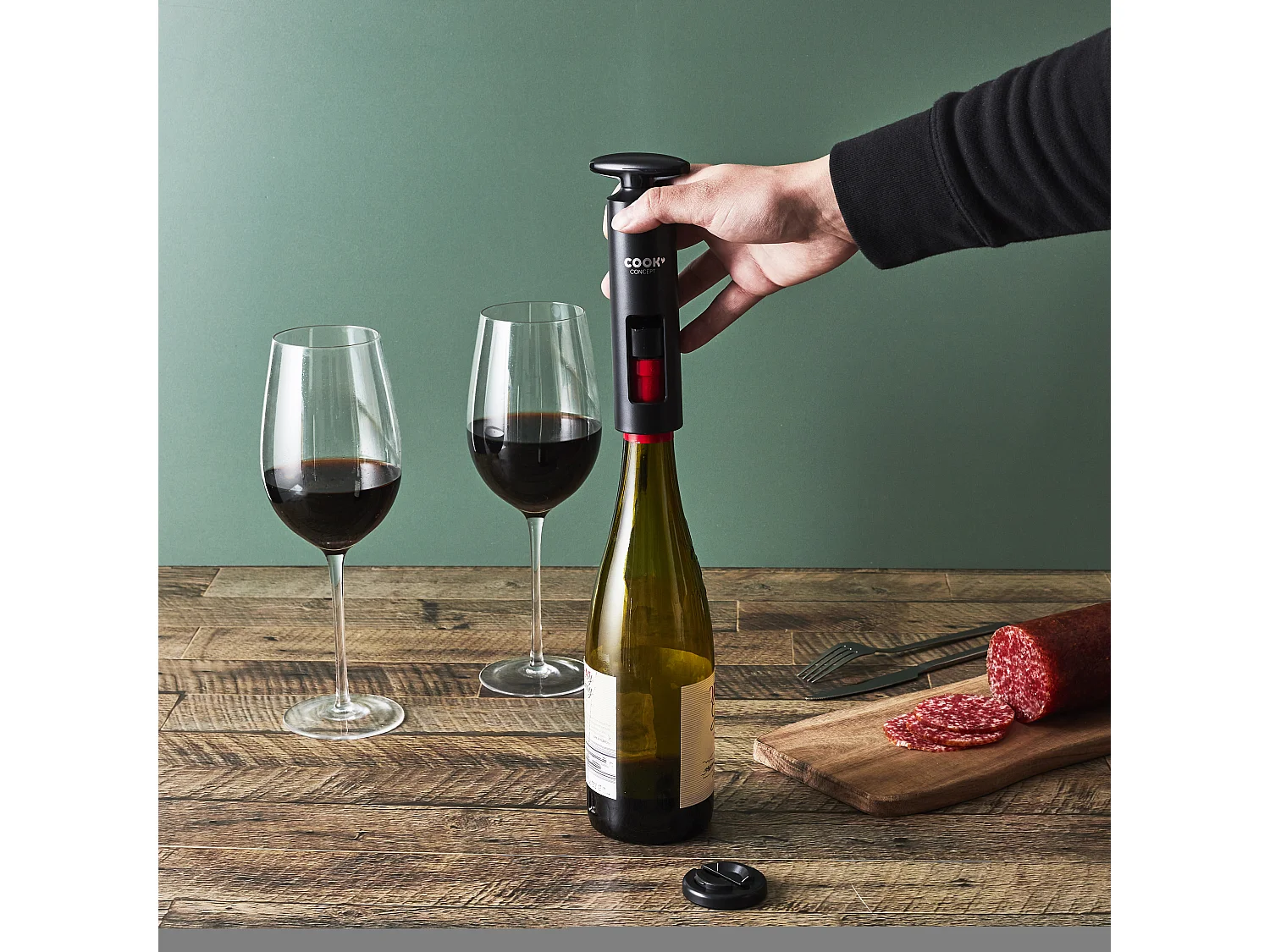 Tire Bouchon Vin Spiritueux Noir