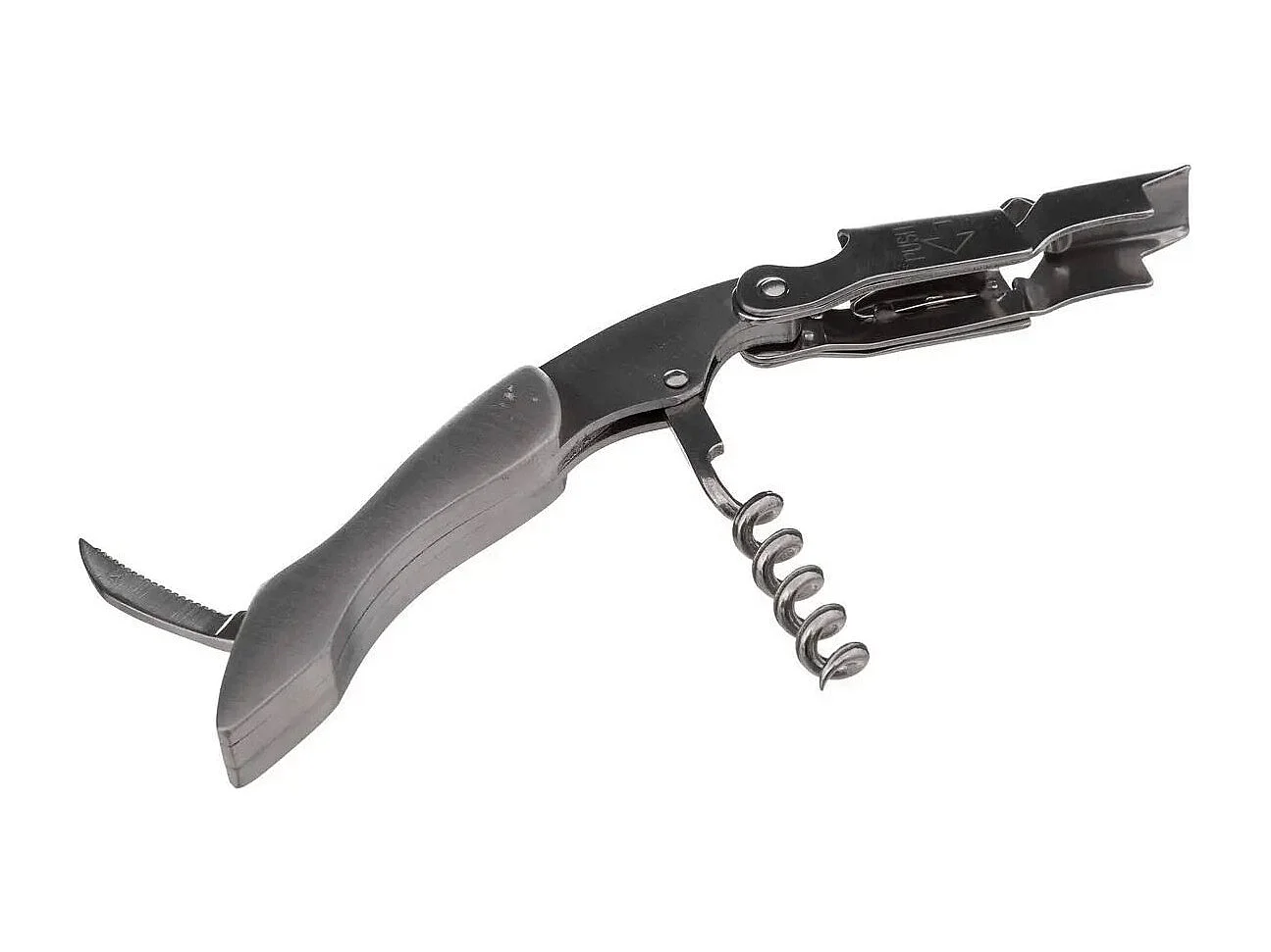 Tire-Bouchon en Inox "Limonadier" 12cm Gris