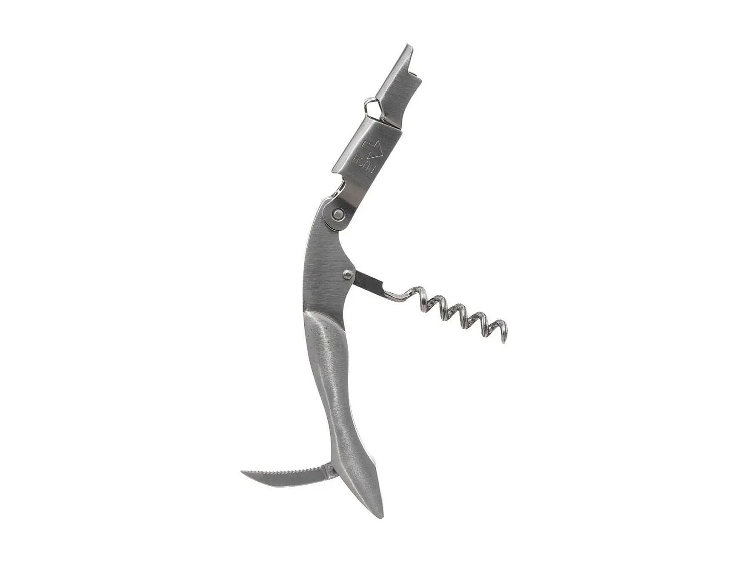 Tire-Bouchon en Inox "Limonadier" 12cm Gris