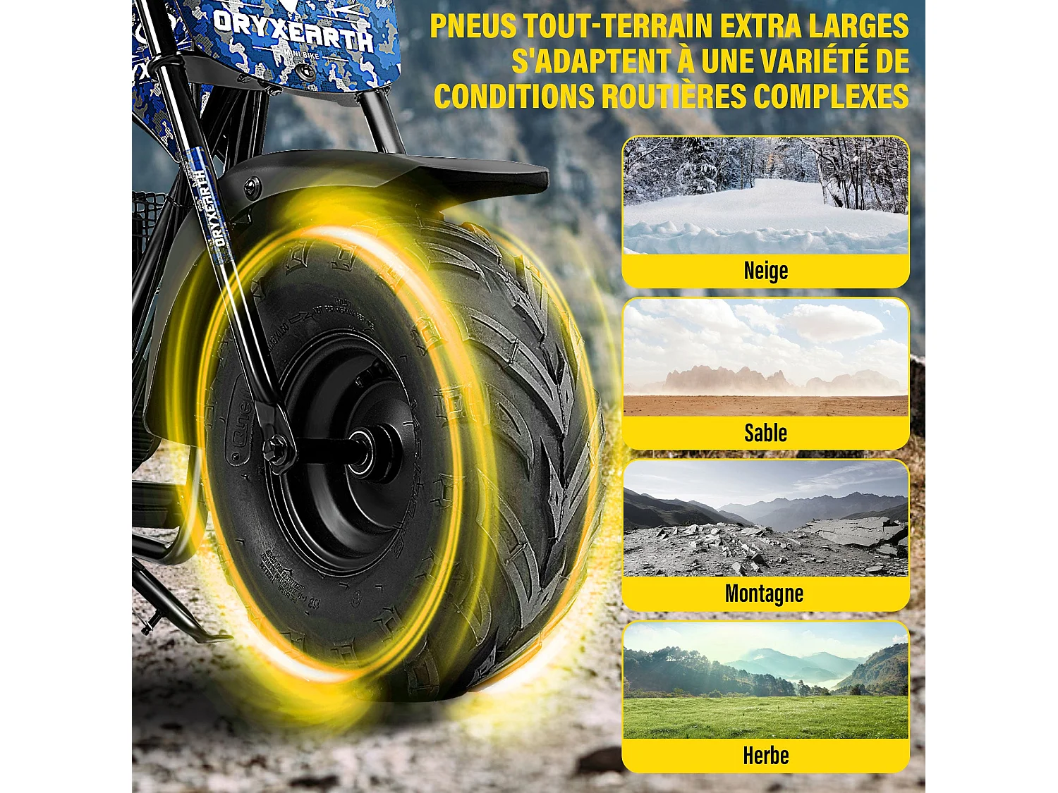 Motocicleta todoterreno infantil 105CC, 4 tiempos, a gasolina, para mayores de 13 años