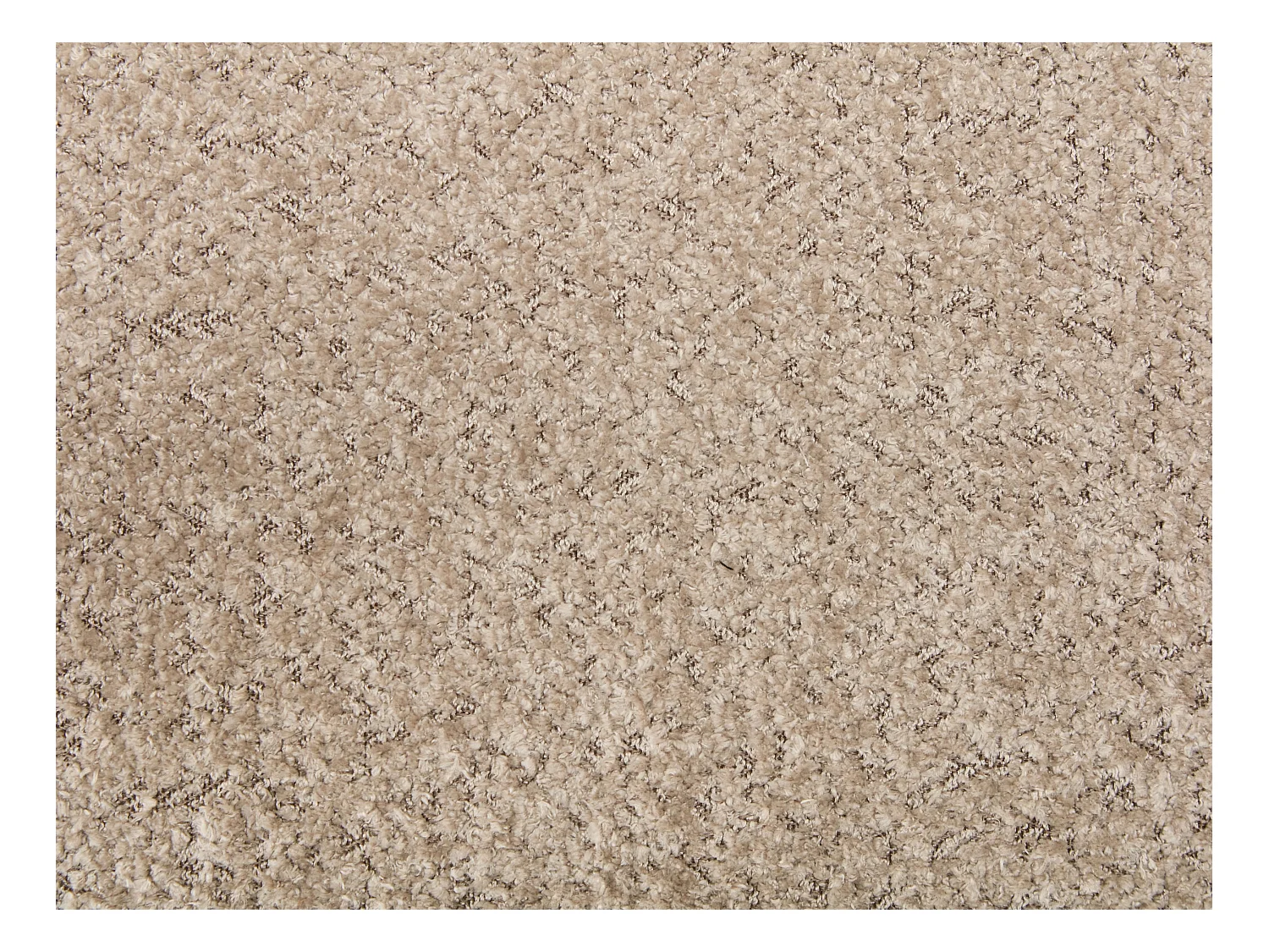 Stuhl mit Armlehnen 6er-Set - Bouclé-Stoff & Kautschukholz - Taupe & Holzfarben - SOLUNA