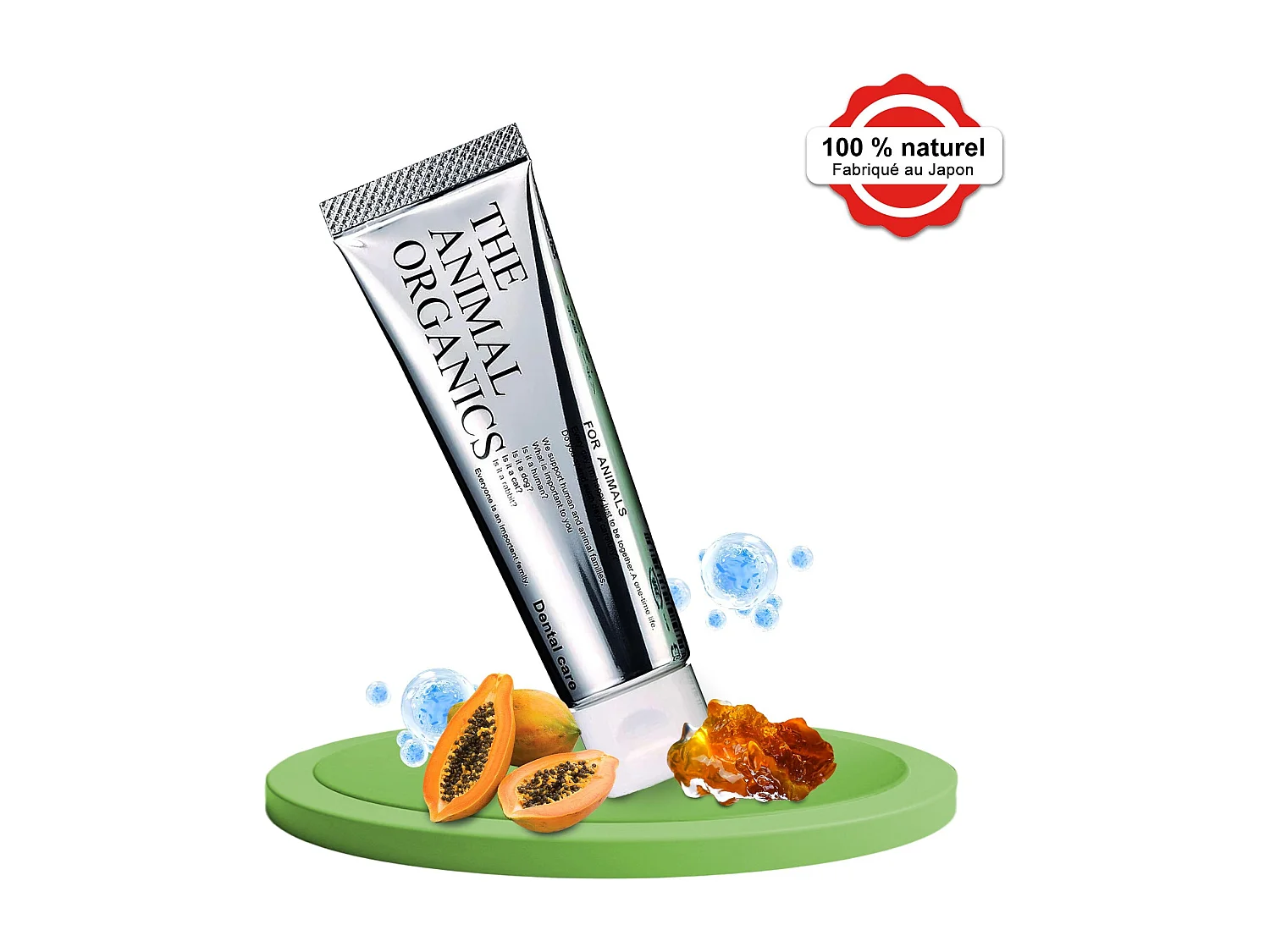 Dentifrice pour cheins 30g, Procure une haleine fraîche, Soins Dentifrice Contre La Mauvaise Haleine, Prevenir le tartre dentaire