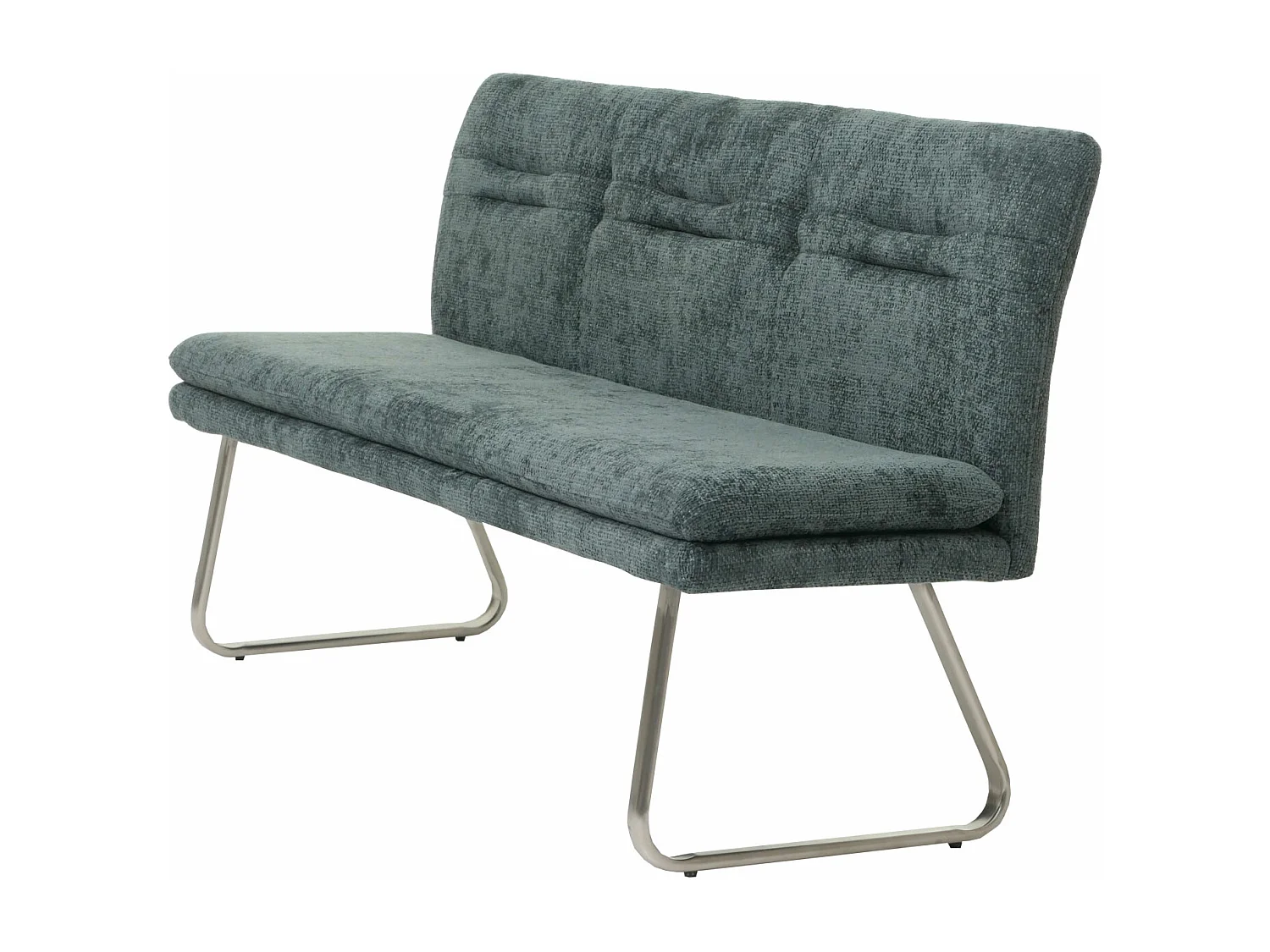 Banco corrido MCW-H70,  azul-verde