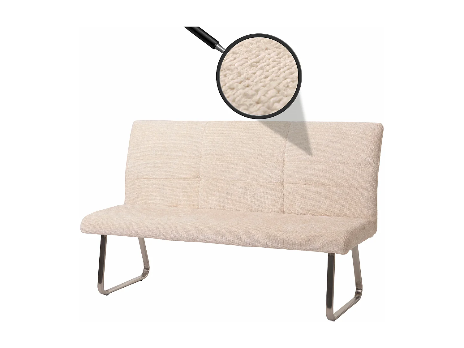 Banc MCW-G55,  crème